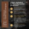 1-to-1 Business Transformation Program INCLUDES